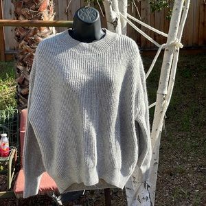 Gray sweater